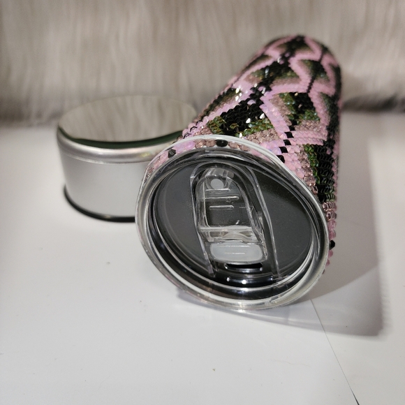 BRAND NEW DOUBLE WALL STAINLESS STEEL RHINESTONE TUMBLER 20OZ - Picture 5 of 5